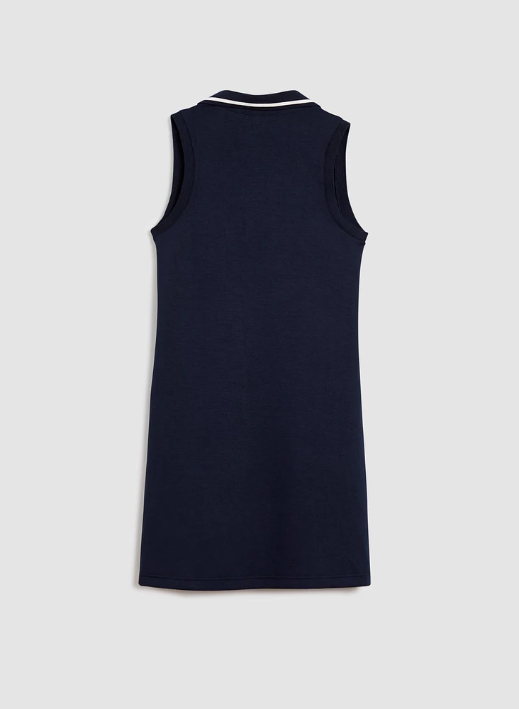 Sleeveless Polo Dress