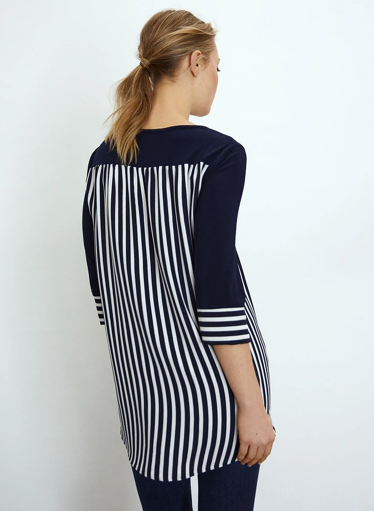 Joseph Ribkoff - Striped Tunic