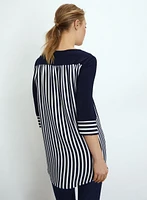 Joseph Ribkoff - Striped Tunic