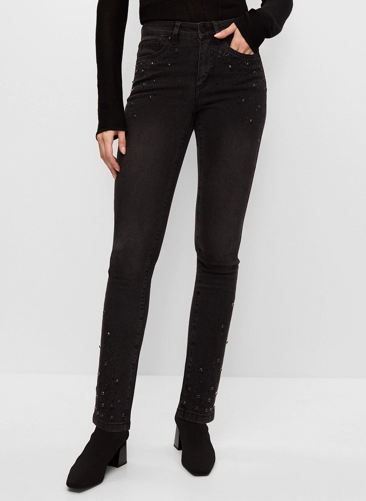 Joseph Ribkoff - Studded Slim Leg Jeans