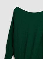 Dolman Sleeve Sweater Dress