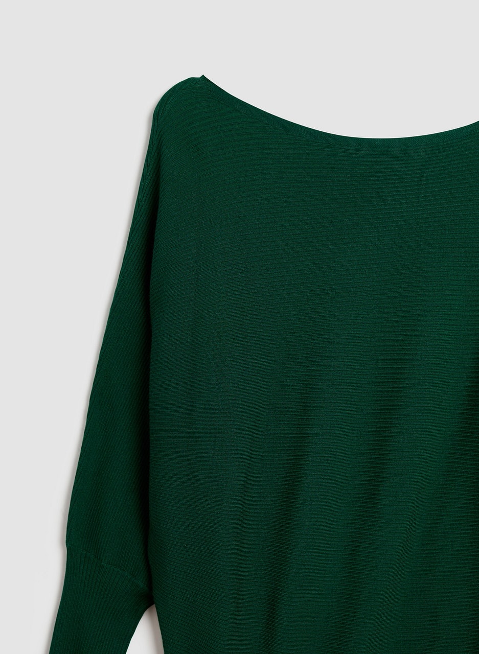 Dolman Sleeve Sweater Dress