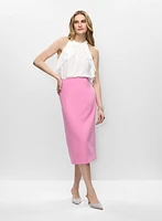 High Neck Top & Pencil Skirt