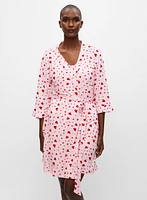 3-Piece Heart Print Pyjama Set