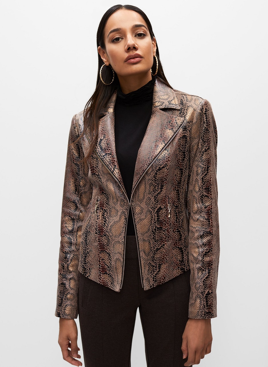 Snake Print Jacket