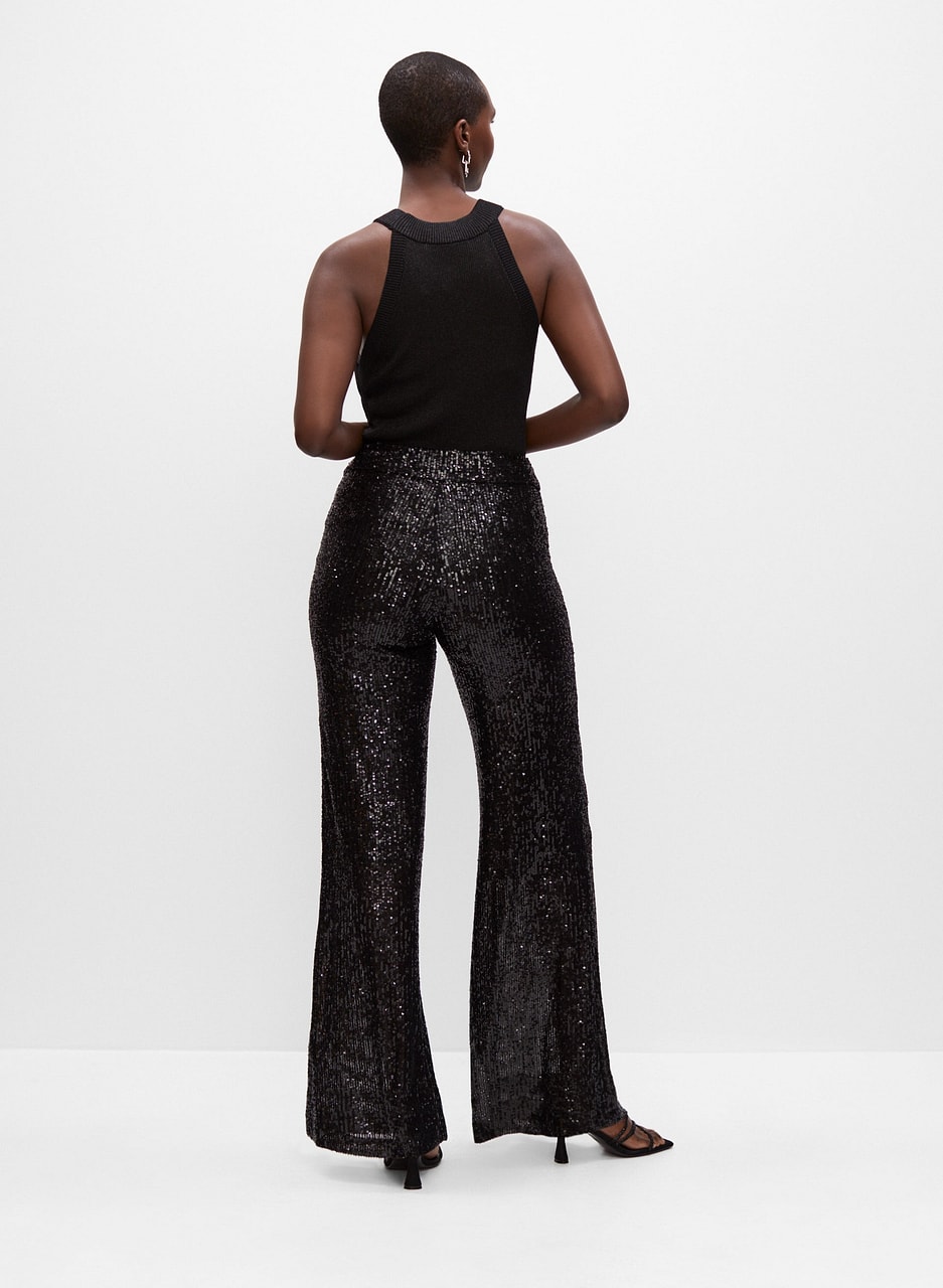 Joseph Ribkoff - Sequin Wide Leg Pants