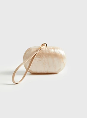 Oval Mother-of-Pearl Clutch