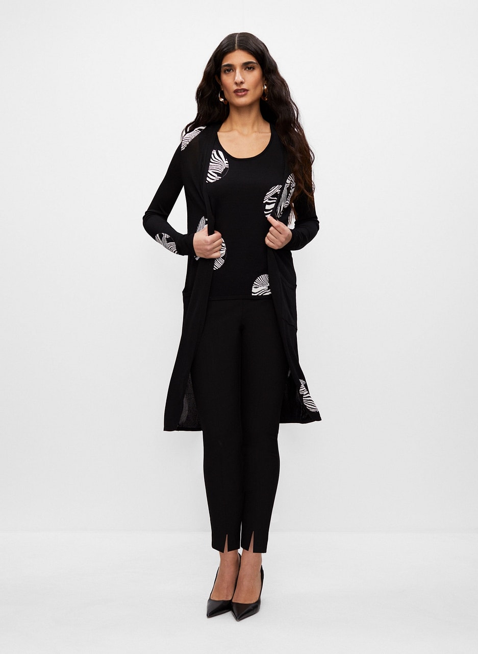 Joseph Ribkoff - Abstract Print Duster Cardigan