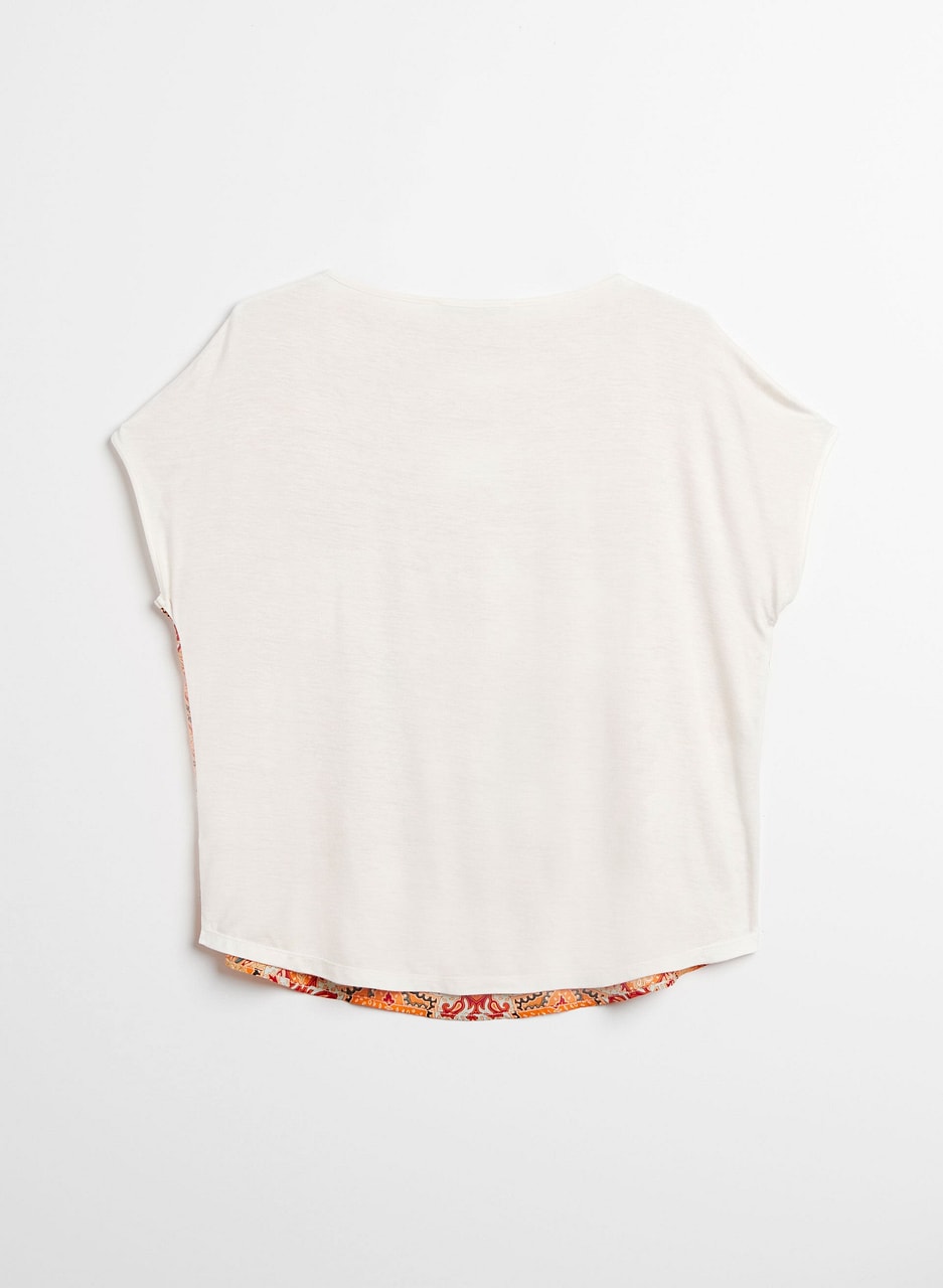 Paisley Print Tee