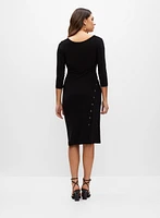 Joseph Ribkoff - Reversible Button Detail Dress