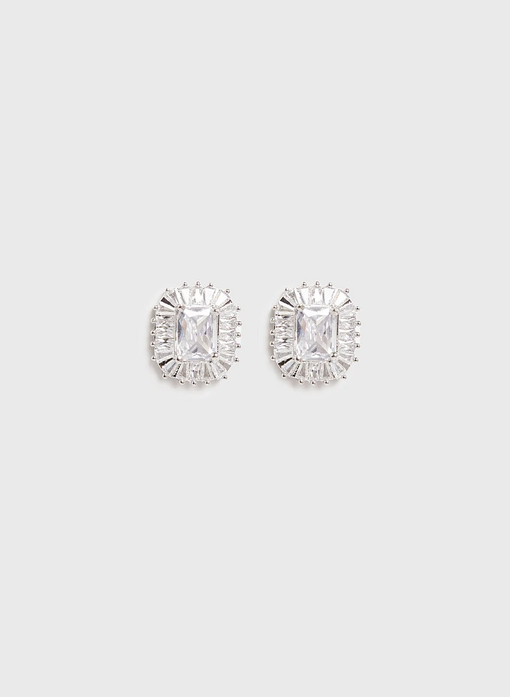 Crystal Stud Earrings