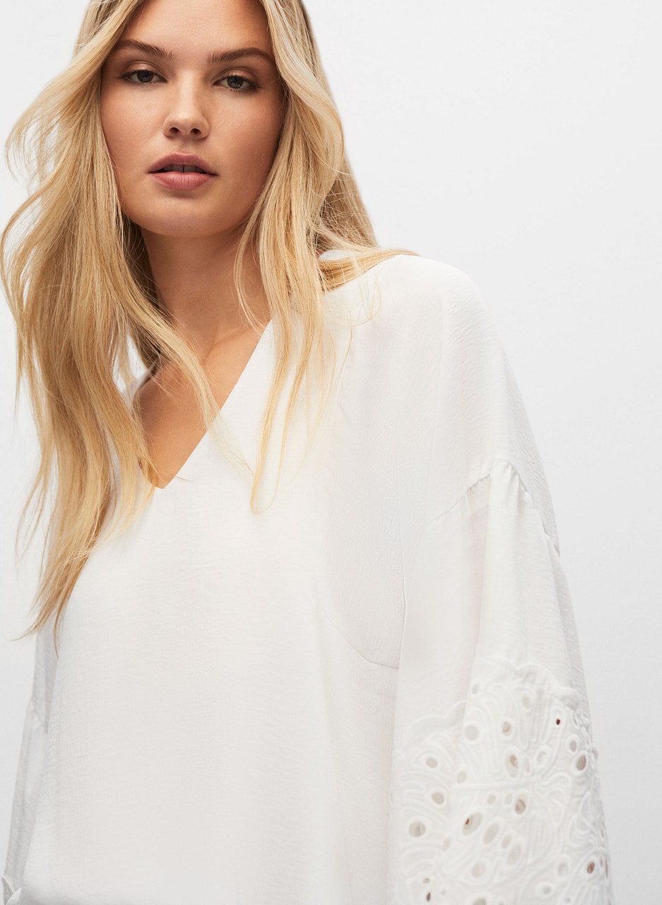 Joseph Ribkoff - Crochet Detail Top