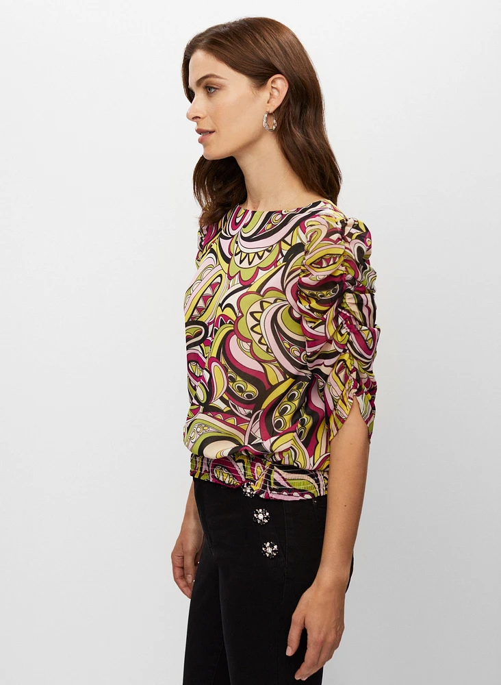 Paisley Print Blouse