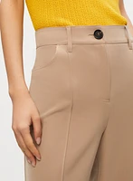 Pleated Flare Leg Pants