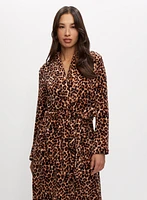 Leopard Print Robe