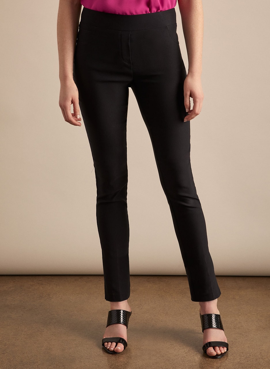 Pull-On Slim Leg Pants