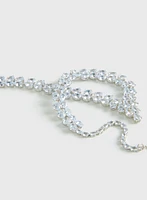 V-Shaped Crystal Stone Necklace