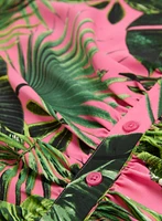 Tropical Print Sleeveless Top