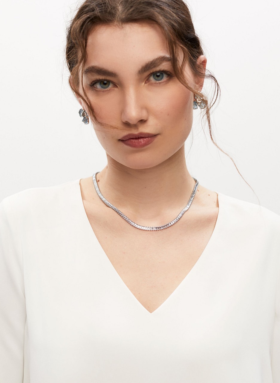 Layered Effect Asymmetric Blouse