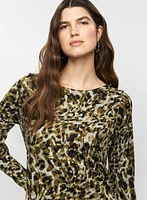 Camouflage Print Top