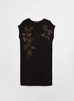 Floral Placement T-Shirt Dress