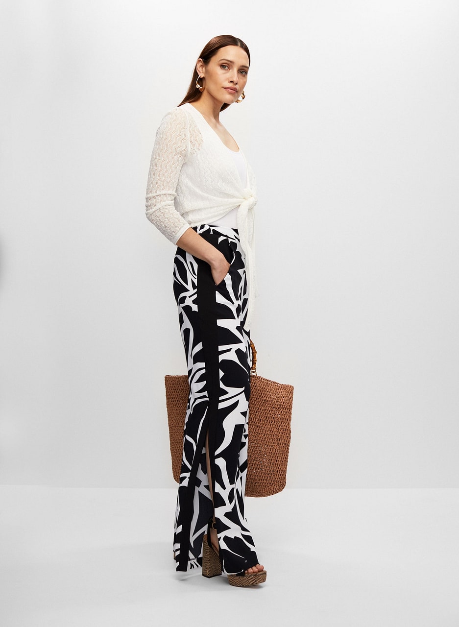 Joseph Ribkoff - Wide Leg Floral Print Pants