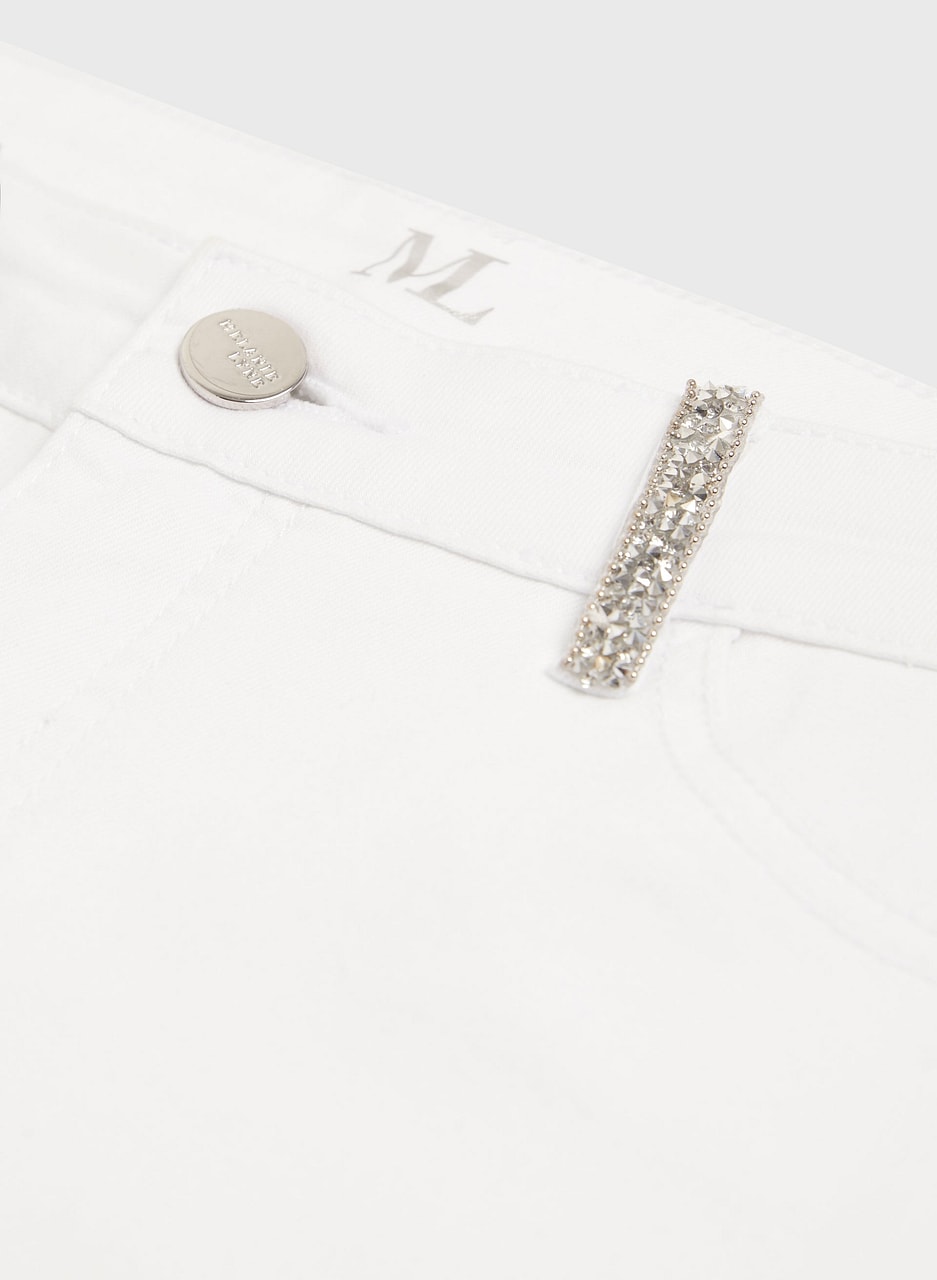 Rhinestone Detail Bermuda Shorts