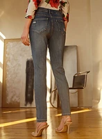 Embellished Slim Leg Jeans