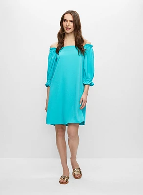 Joseph Ribkoff - Off-The-Shoulder Dress