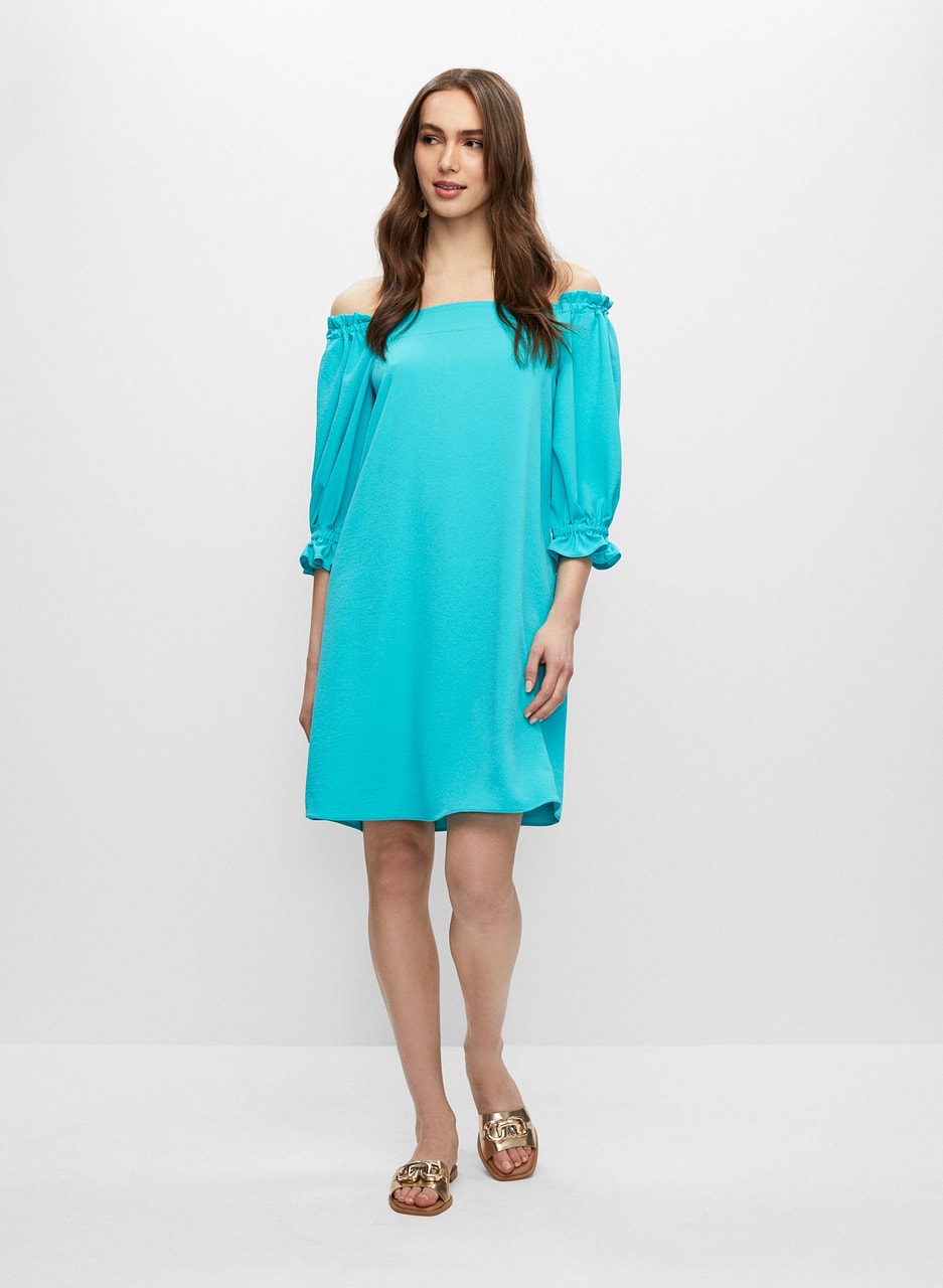 Joseph Ribkoff - Off-The-Shoulder Dress