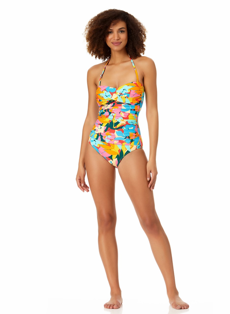 Anne Cole - Floral Print One-Piece Swimsuit