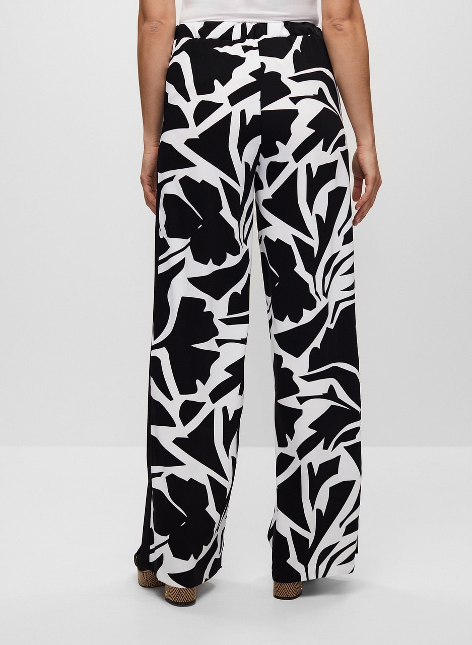 Joseph Ribkoff - Wide Leg Floral Print Pants