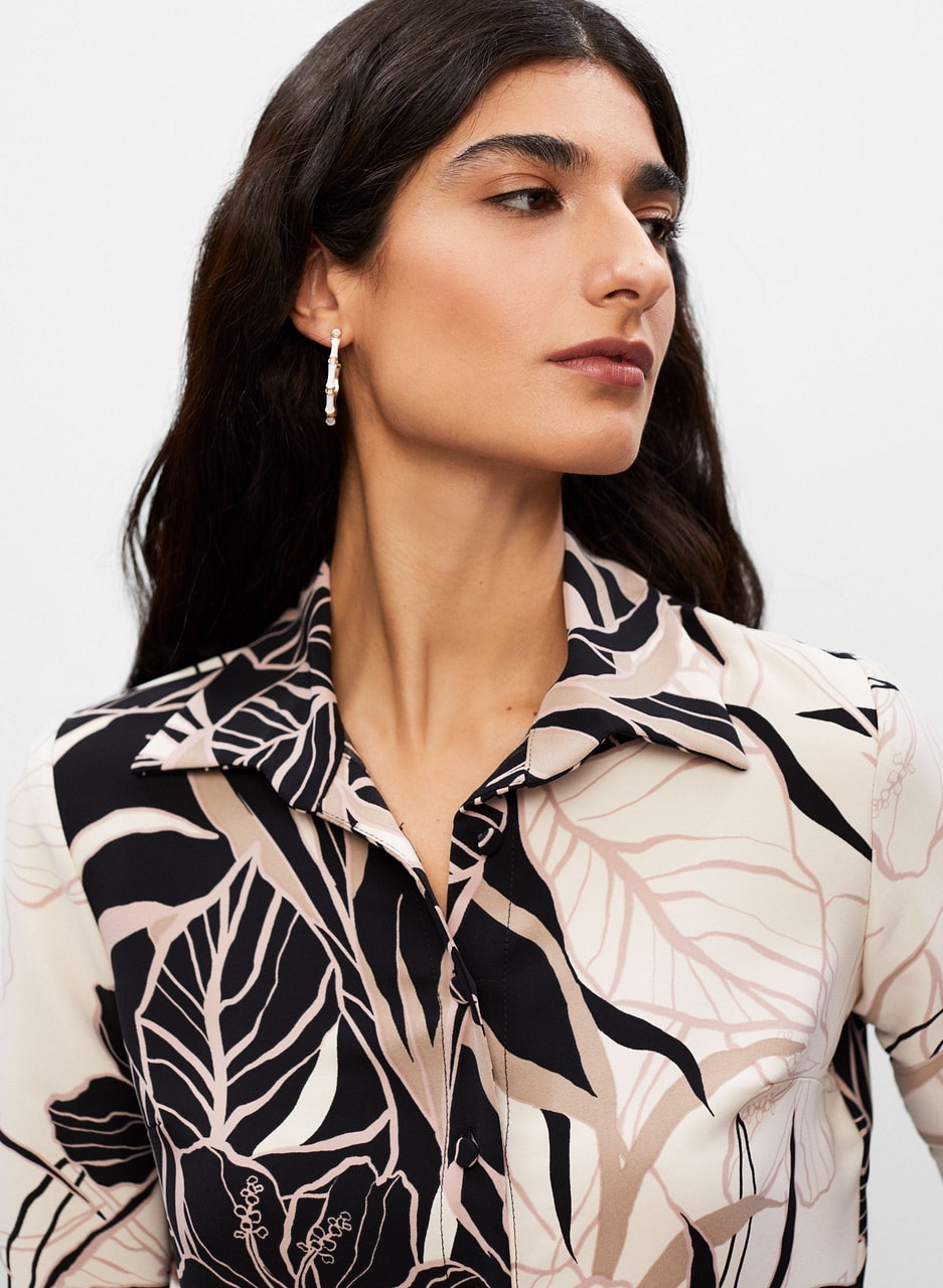 Joseph Ribkoff - Tropical Print Blouse