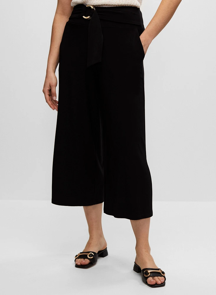 Joseph Ribkoff - Sash Detail Wide Leg Culottes