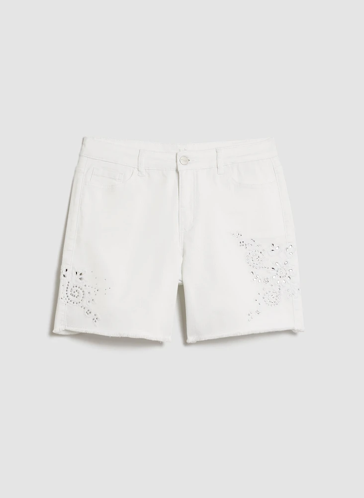 Embroidery Detail Shorts