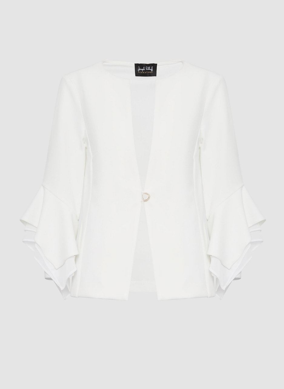 Joseph Ribkoff - Flounce Sleeve Jacket