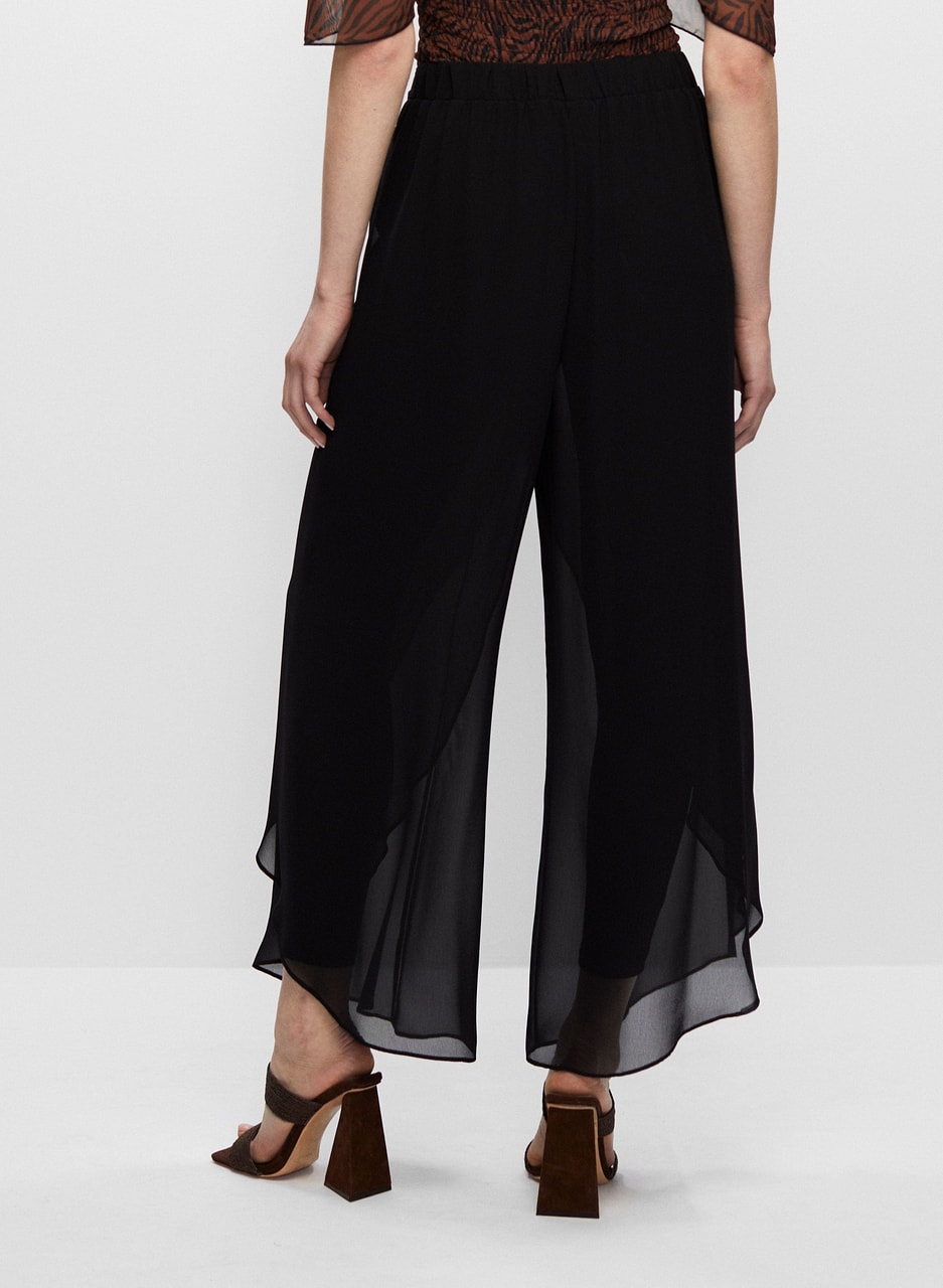 Joseph Ribkoff - Wide Leg Chiffon Pants