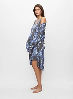 Floral Print Robe & Sleepshirt Set