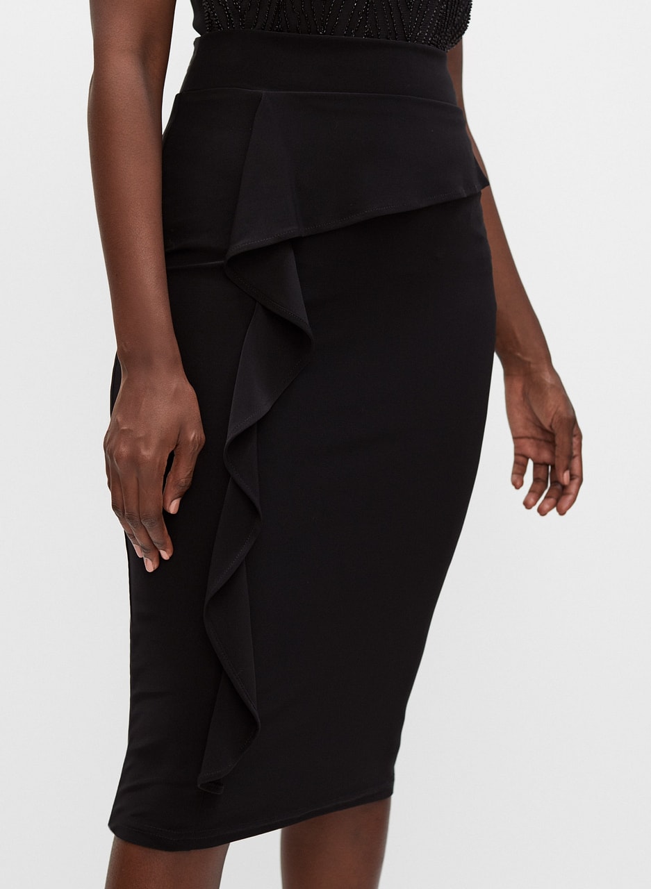 Joseph Ribkoff - Frilled Pencil Skirt