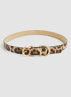 Leopard Print Belt