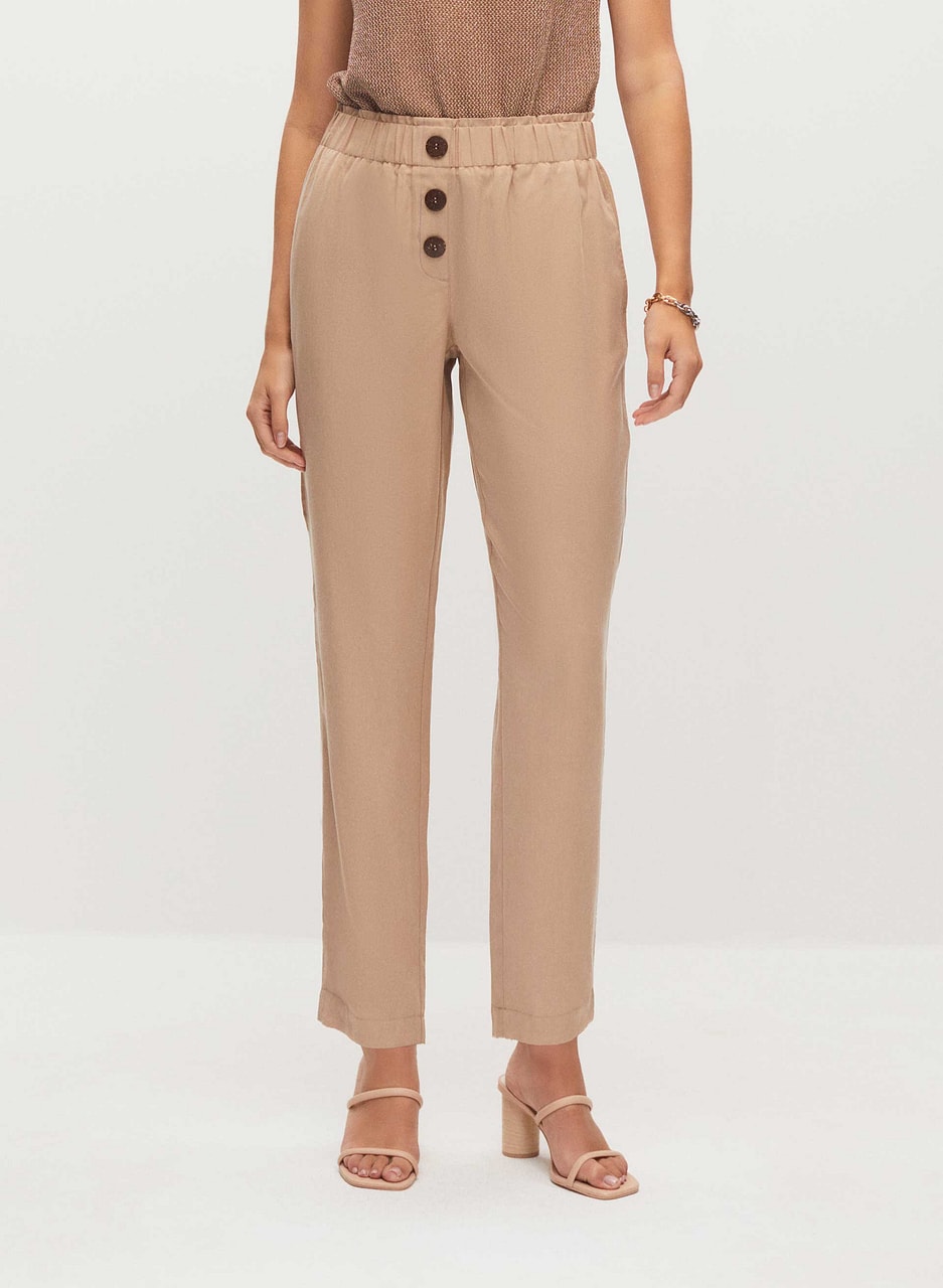 Essential Tencel Pull-On Pants