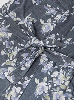 Floral Print Robe & Sleepshirt Set