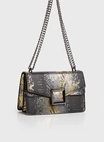 Tri-Tone Snake Motif Bag