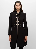 Structured Zip Front Coat