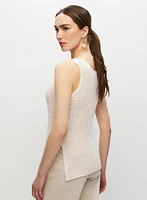 Open Weave Sleeveless Pullover