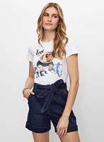 Dog Print T-Shirt