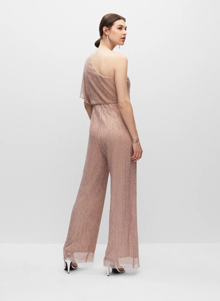 Adrianna Papell - One-Shoulder Jumpsuit