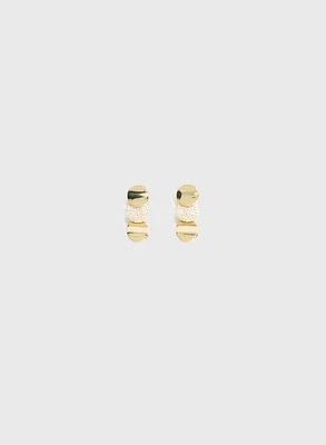 Tiered Cubic Zirconia Earrings