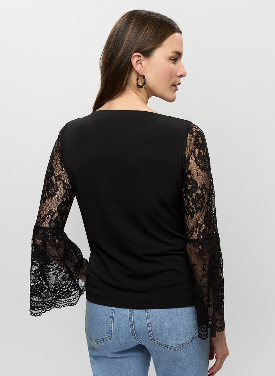 Lace Sleeve Top