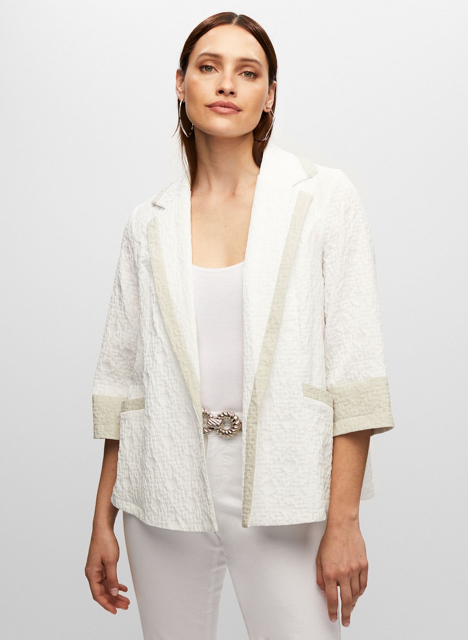 Joseph Ribkoff - Contrast Trim Jacket